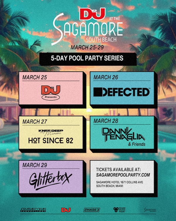 DJ Mag Sagamore Pool Flyer